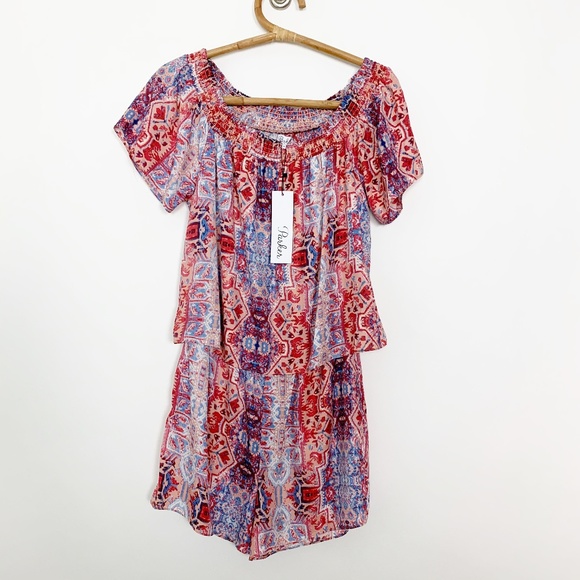 NWT Parker Kaling Romper Off-the Shoulder Marmari - Picture 3 of 8